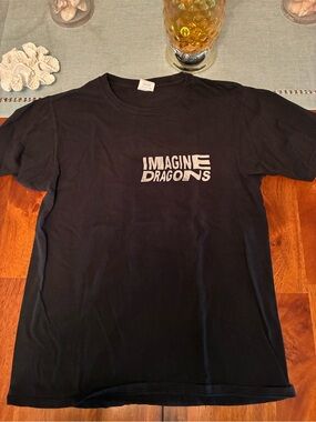 Imagine Dragons Black Logo Tee